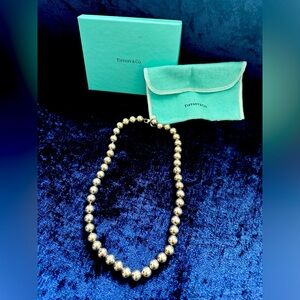 Tiffany Ball Necklace 18 inches
